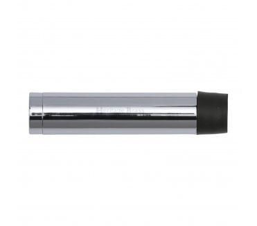 Heritage Brass V1081 Cylinder Wall Mounted Door Stop 87mm - Polished Chrome