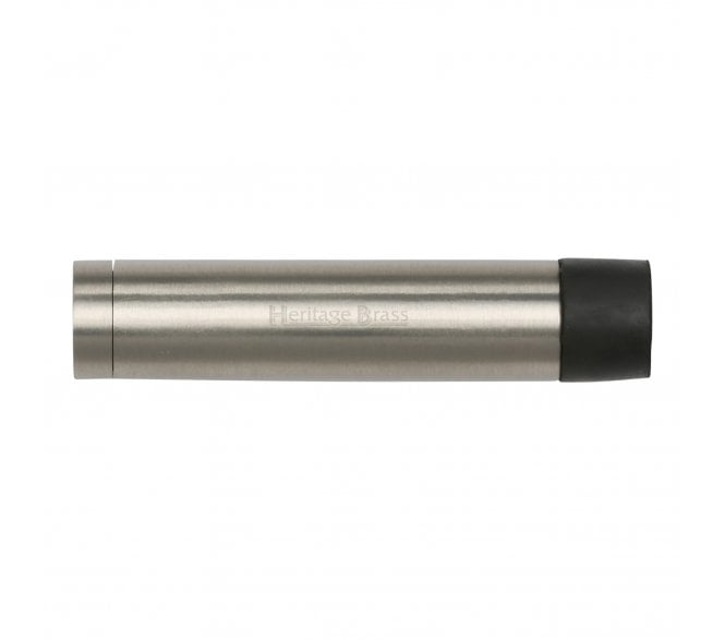 Heritage Brass V1081 Cylinder Wall Mounted Door Stop 87mm- Satin Nickel