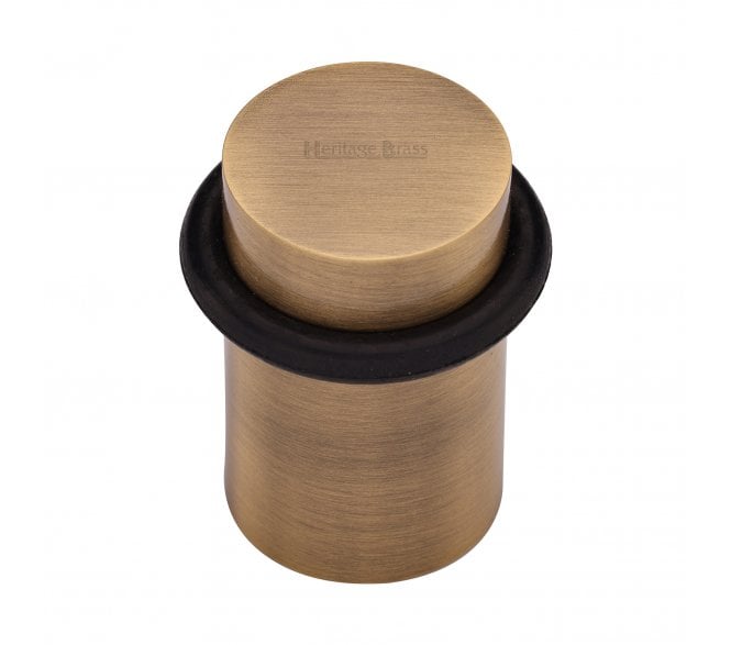 Heritage Brass V1083 Round Floor Door Stop - Antique Brass