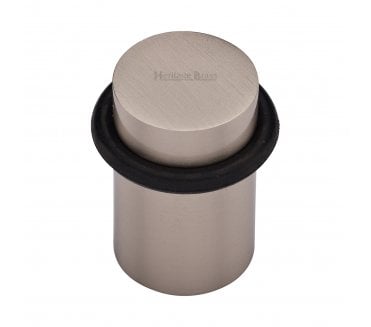 Heritage Brass V1083 Round Floor Door Stop - Satin Nickel