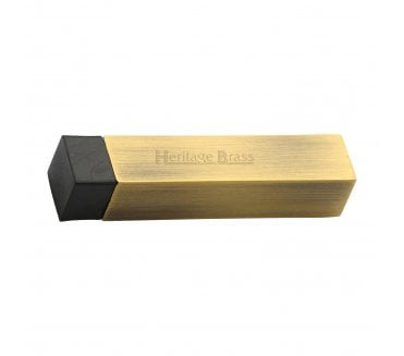 Heritage Brass V1084 Square Wall Mounted Door Stop 76mm - Antique Brass