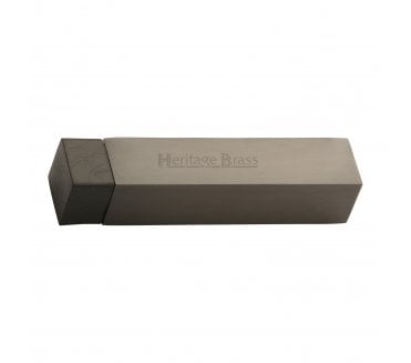 Heritage Brass V1084 Square Wall Mounted Door Stop 76mm - Matt Bronze