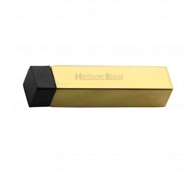 Heritage Brass V1084 Square Wall Mounted Door Stop 76mm - Polished Brass