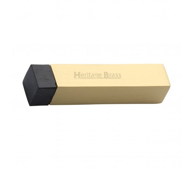Heritage Brass V1084 Square Wall Mounted Door Stop 76mm - Satin Brass