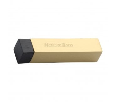 Heritage Brass V1084 Square Wall Mounted Door Stop 76mm - Satin Brass