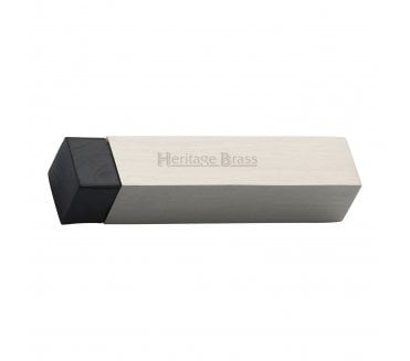 Heritage Brass V1084 Square Wall Mounted Door Stop 76mm - Satin Nickel