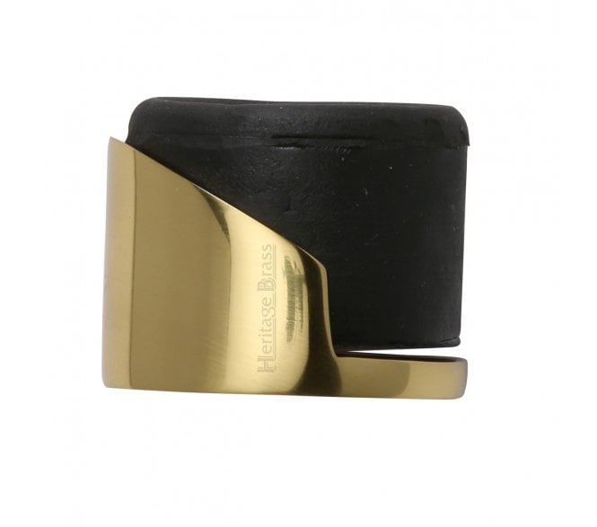 Heritage Brass V1087 Round Floor Door Stop - Polished Brass