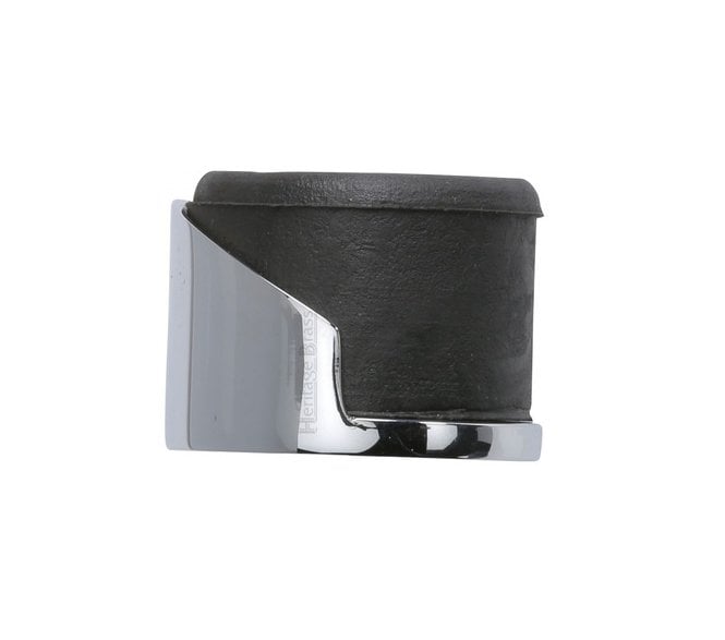 Heritage Brass V1087 Round Floor Door Stop - Polished Chrome