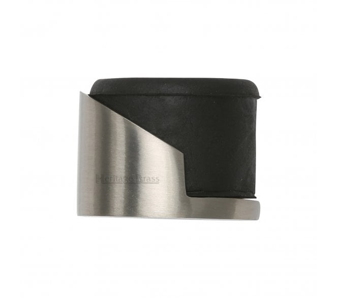 Heritage Brass V1087 Round Floor Door Stop - Satin Nickel