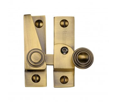 Heritage Brass V1104L Beehive Sash Fastener (Lockable) - Antique Brass