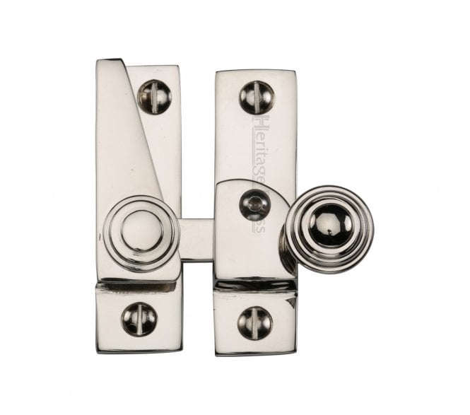 Heritage Brass V1104L Beehive Sash Fastener (Lockable) - Polished Nickel
