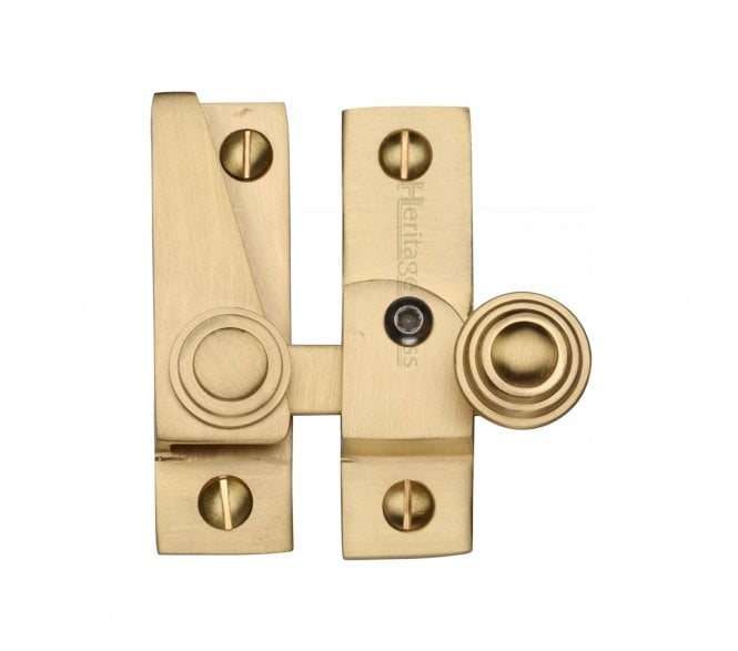 Heritage Brass V1104L Beehive Sash Fastener (Lockable) - Satin Brass