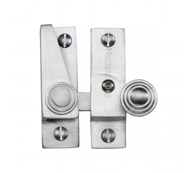 Heritage Brass V1104L Beehive Sash Fastener (Lockable) - Satin Chrome