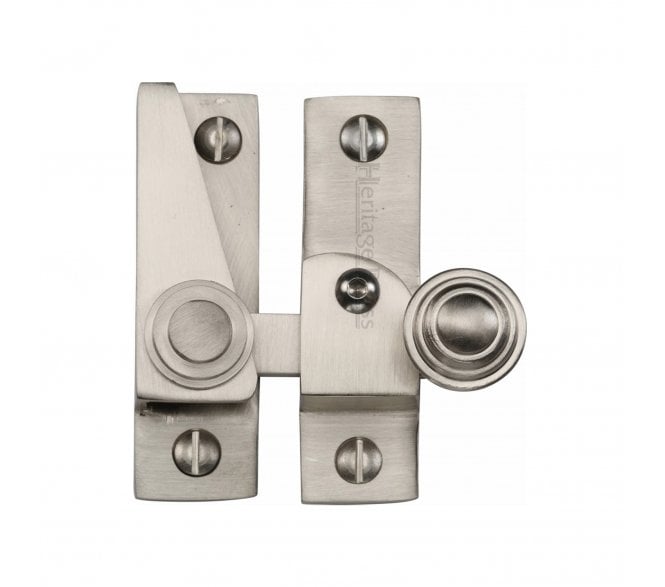 Heritage Brass V1104L Beehive Sash Fastener (Lockable) - Satin Nickel