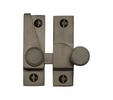 Heritage Brass V1106 Lined Hook Sash Fastener - Matt Bronze