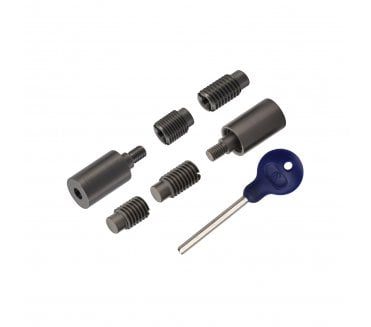 Heritage Brass V1108 Sash Window Sash Stops (Pair) W/ Key - Matt Bronze
