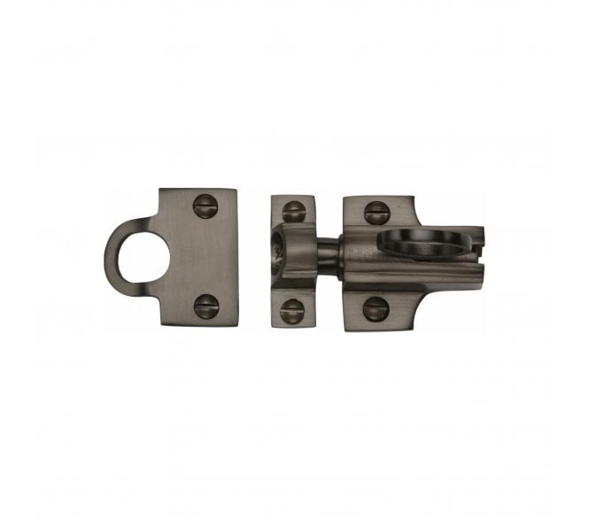 Heritage Brass V1117 Sprung Window Fanlight Catch - Matt Bronze