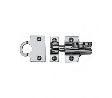 Heritage Brass V1117 Sprung Window Fanlight Catch - Polished Chrome