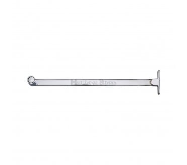 Heritage Brass V1119 10 Roller Arm Stay - Polished Chrome