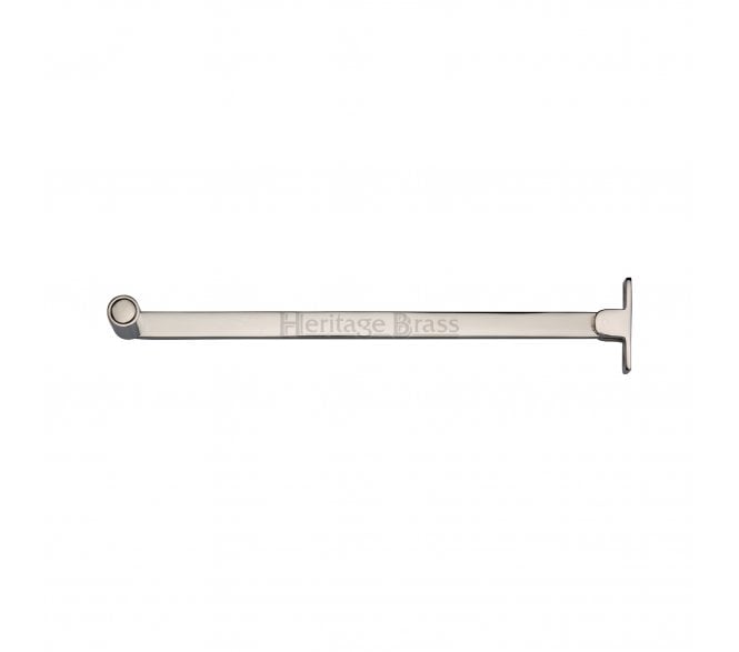 Heritage Brass V1119 10 Roller Arm Stay - Polished Nickel