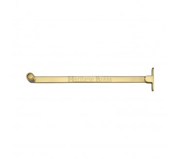 Heritage Brass V1119 6 Roller Arm Stay - Polished Brass