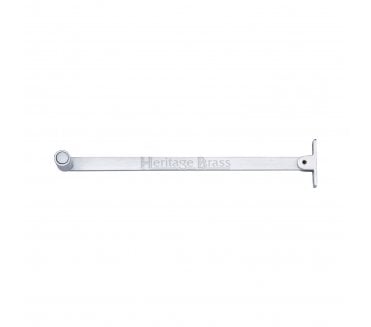 Heritage Brass V1119 6 Roller Arm Stay - Satin Chrome