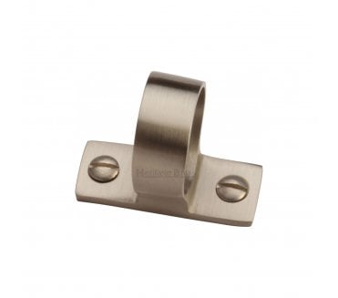 Heritage Brass V1120 Sash Window Ring Lift - Satin Nickel