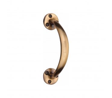 Heritage Brass V1140 Victorian Bow Handle - Antique Brass