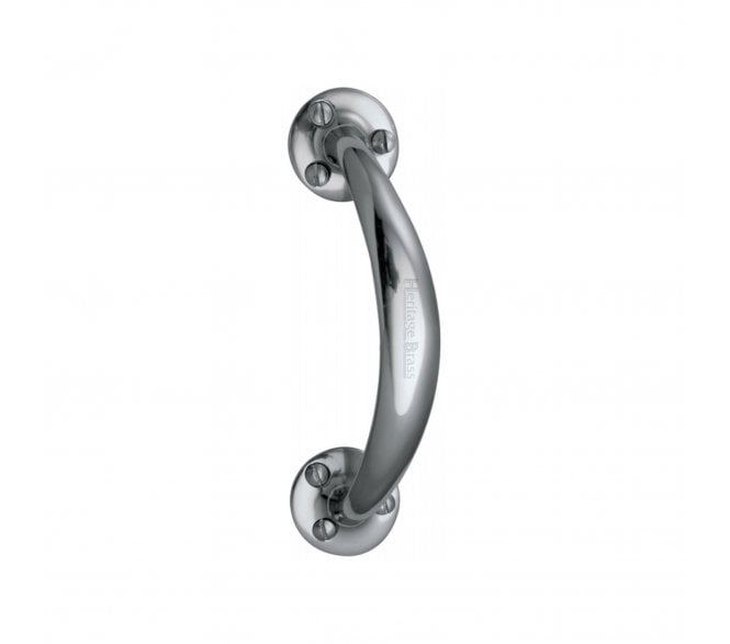 Heritage Brass V1140 Victorian Bow Handle - Polished Chrome