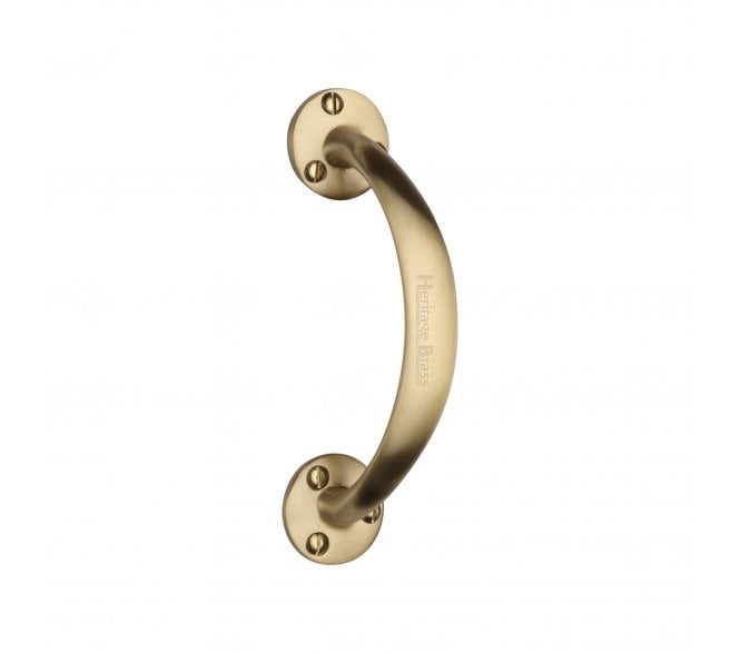 Heritage Brass V1140 Victorian Bow Handle - Satin Brass