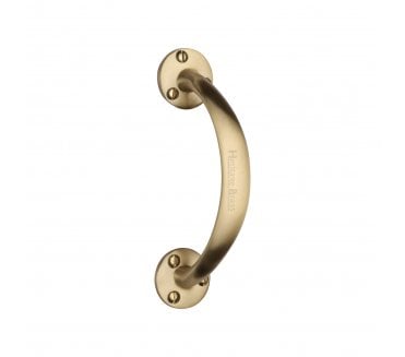 Heritage Brass V1140 Victorian Bow Handle - Satin Brass