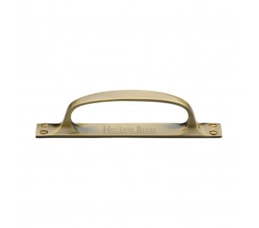 Heritage Brass V1142 Cabinet Pull Handle On Plate 172mm - Antique Brass