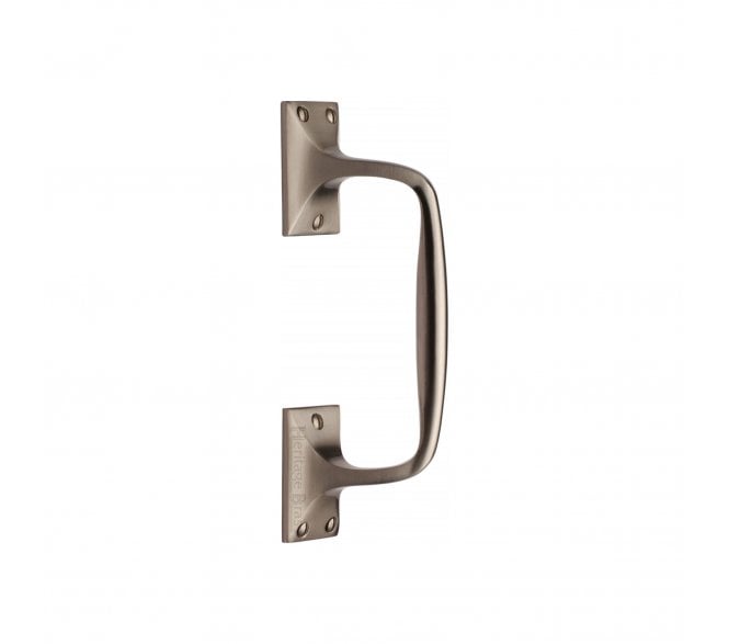 Heritage Brass V1150 Cranked Pull Handles - Satin Nickel