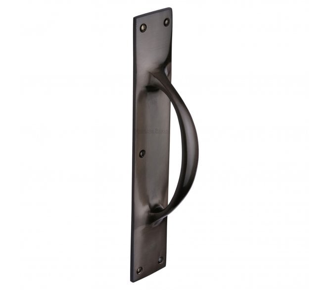 Heritage Brass V1155 One-Piece Pull Handle On 303x53mm Backplate - Matt Bronze