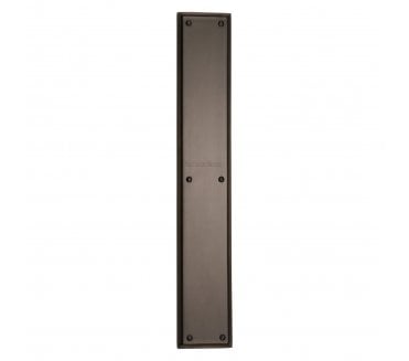 Heritage Brass V1166 Large Finger Plate 464x76mm - Matt Bronze
