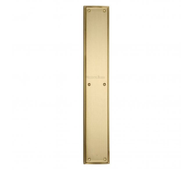 Heritage Brass V1166 Large Finger Plate 464x76mm - Satin Chrome