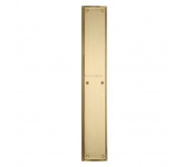 Heritage Brass V1166 Large Finger Plate 464x76mm - Satin Chrome