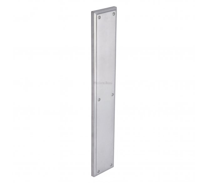 Heritage Brass V1166 Large Finger Plate 464x76mm - Satin Nickel