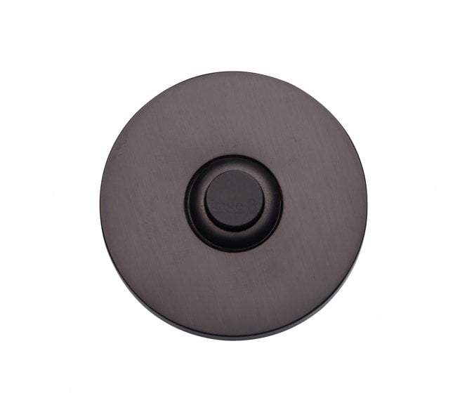 Heritage Brass V1184 Circular Bell Push - Matt Bronze