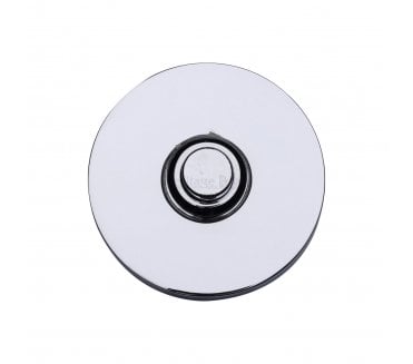 Heritage Brass V1184 Circular Bell Push - Polished Chrome
