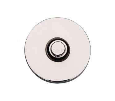 Heritage Brass V1184 Circular Bell Push - Polished Nickel