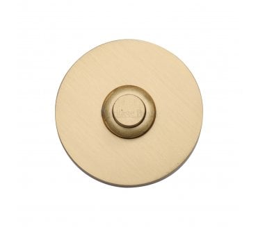 Heritage Brass V1184 Circular Bell Push - Satin Brass
