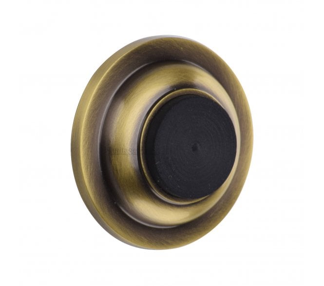 Heritage Brass V1194 Wall Mounted Door Buffer - Antique Brass