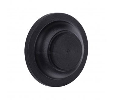 Heritage Brass V1194 Skirting Mounted Door Buffer - Matt Black