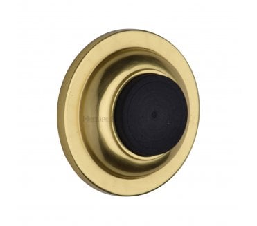 Heritage Brass V1194 Wall Mounted Door Buffer - Polished Brass
