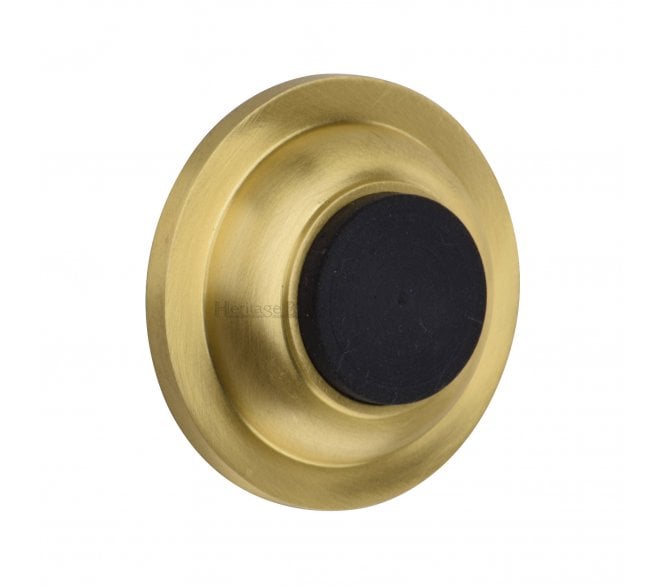 Heritage Brass V1194 Wall Mounted Door Buffer - Satin Brass