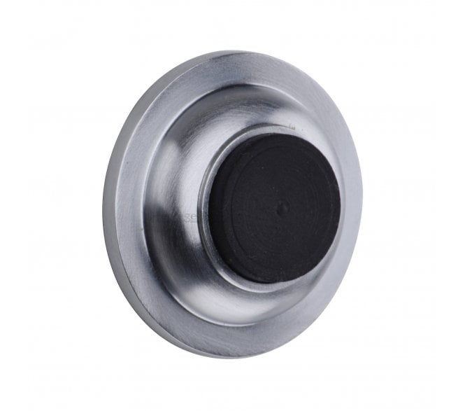 Heritage Brass V1194 Wall Mounted Door Buffer - Satin Chrome