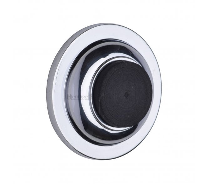 Heritage Brass V1194 Wall Mounted Door Buffer - Polished Chrome