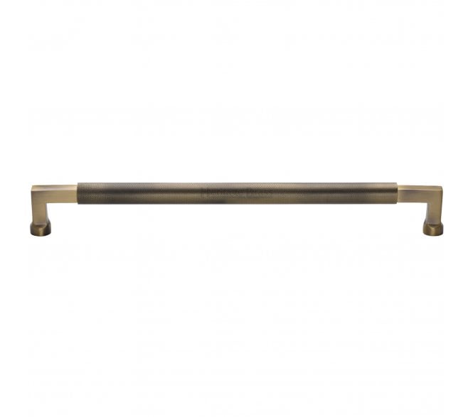 Heritage Brass V1315 Bauhaus Knurled Pull Handles - Antique Brass.