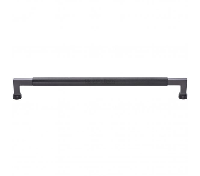 Heritage Brass V1315 Bauhaus Knurled Pull Handles - Matt Bronze.